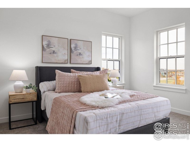 Furnished interior view inside a new home in Westerly, Erie (Image 28).