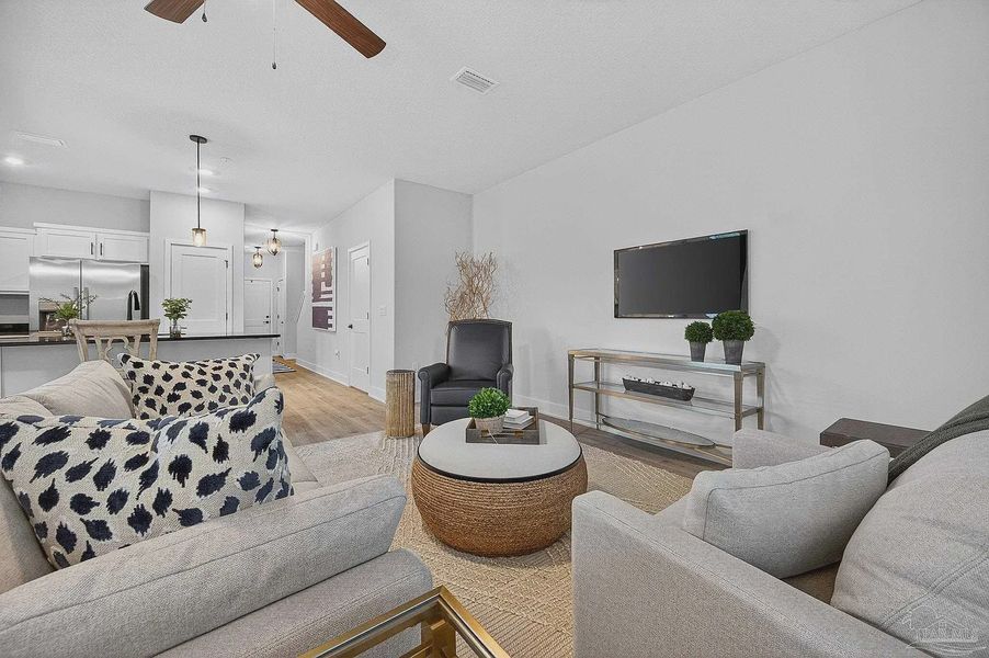 Furnished interior view inside a new home in Lexlee Estates, Pensacola (Image 13).