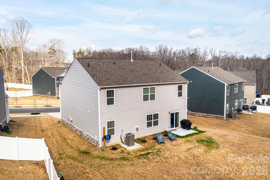 Exterior details and patio area of a home in Azalea Ridge, Mount Holly (Image 22).