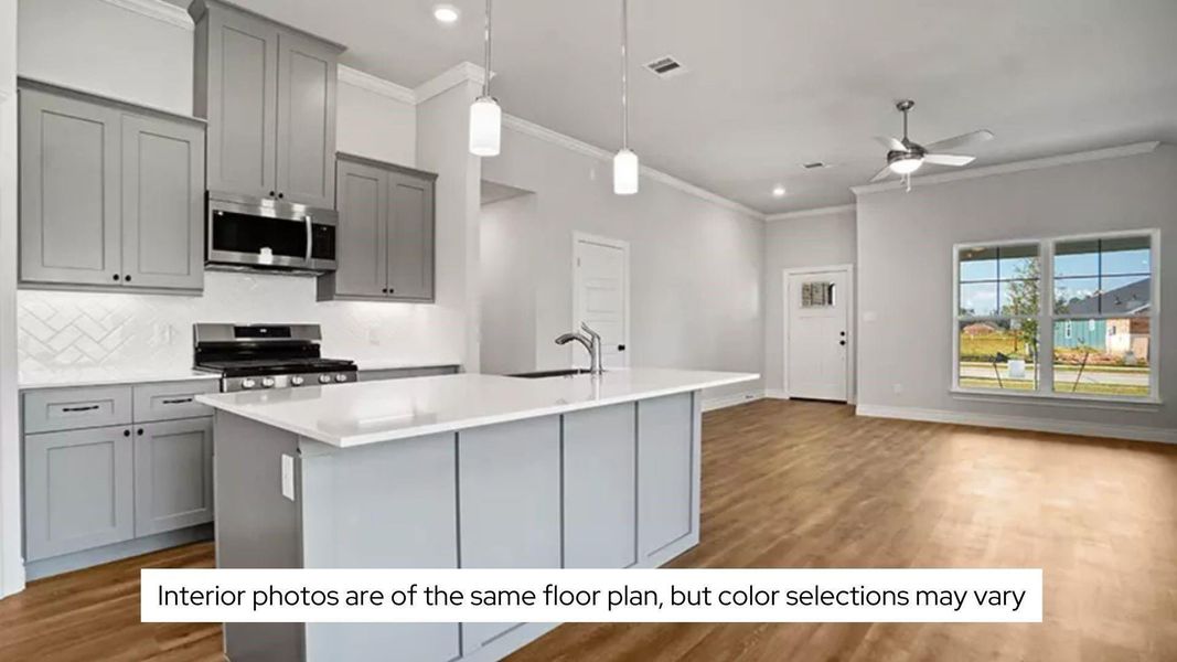 Furnished interior view inside a new home in Grand Oaks Reserve, Cleveland (Image 4).