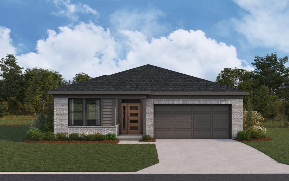 Representative exterior photo of a completed home built from the Amelia by Fischer Homes in Salt Grass at Ward Creek, Panama City Beach, FL (Image 21).