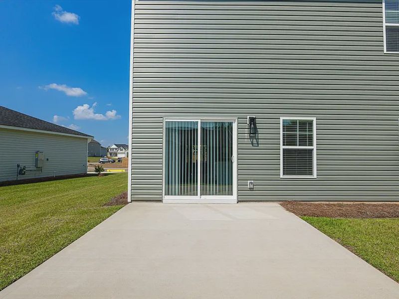 Exterior details and patio area of a home in Portrait Hills, Aiken (Image 3).