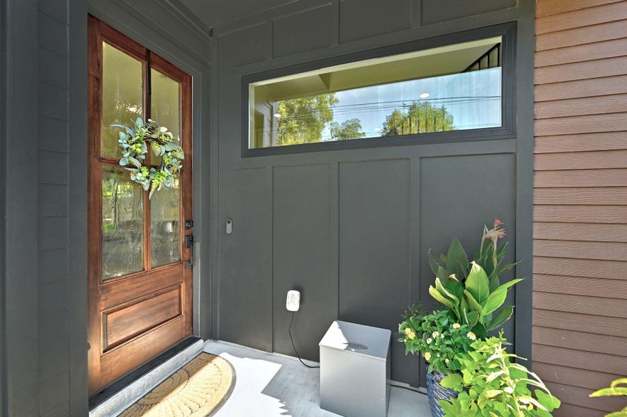 Entry porch Entry porch