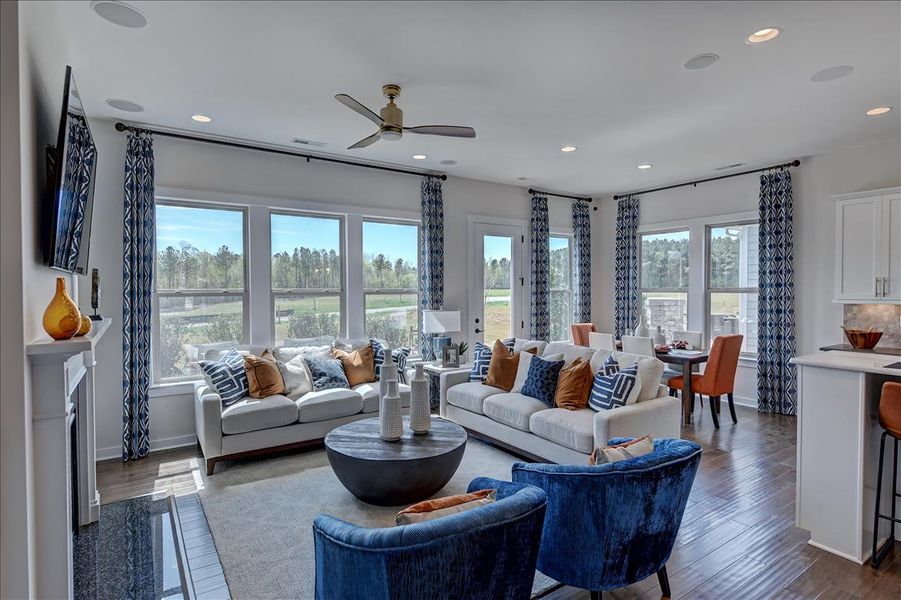 Representative furnished interior of a home built from the Laney II by Taylor Morrison in Esplanade at Northgate, Indian Trail (Image 11).