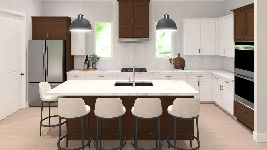 Furnished interior view inside a new home in Austin Point Showcase, Richmond (Image 4). Furnished interior view inside a new home in Austin Point Showcase, Richmond (Image 4).