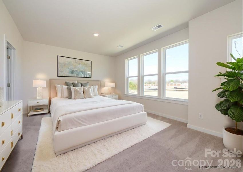 Furnished interior view inside a new home in Central Living at Craig, Charlotte (Image 5).