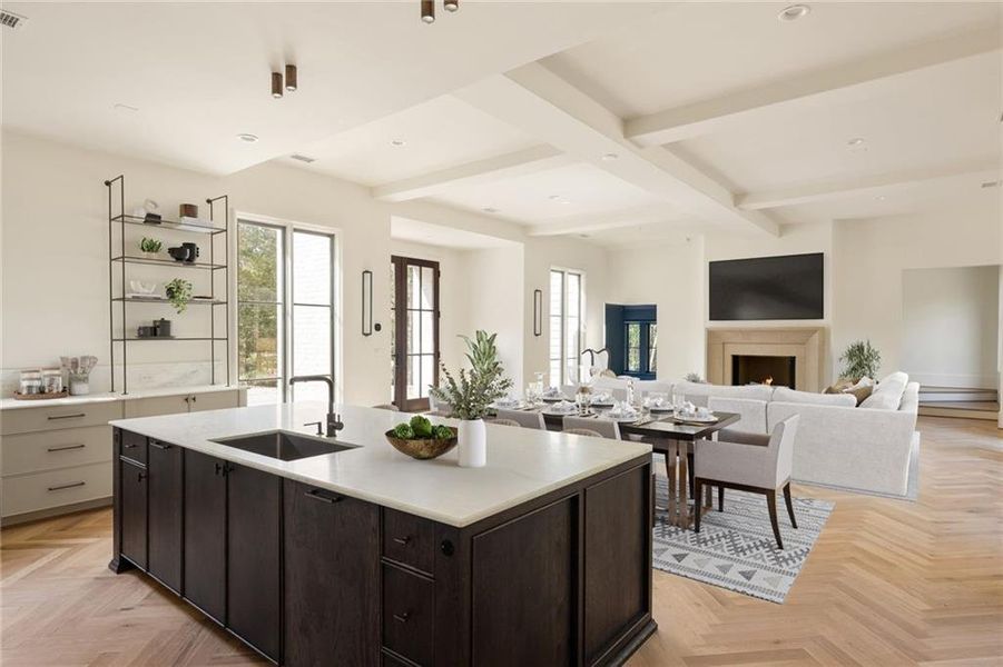 Furnished interior view inside a new home in , Chattahoochee Hills (Image 8).