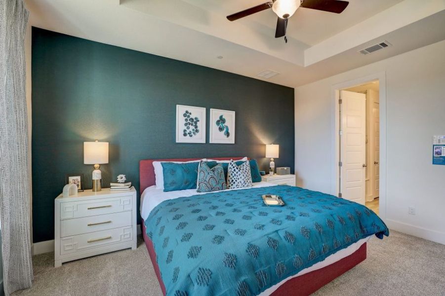 Representative furnished interior of a home built from the Pecos by Pacesetter Homes in Avery Centre, Round Rock (Image 34).