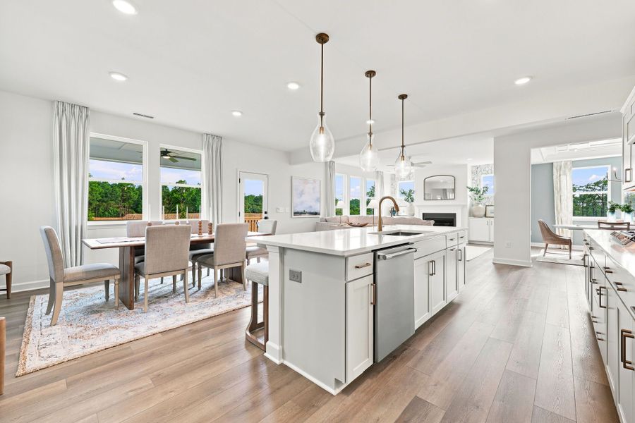 Representative furnished interior of a home built from the The Beech H-BF by Davidson Homes LLC in Bradshaw Farms, Mount Juliet (Image 14).
