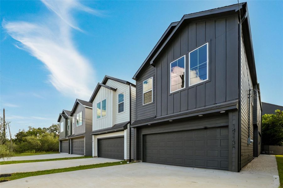 Front exterior of a new home in , Houston, TX, highlighting curb appeal (Image 2). Front exterior of a new home in , Houston, TX, highlighting curb appeal (Image 2).
