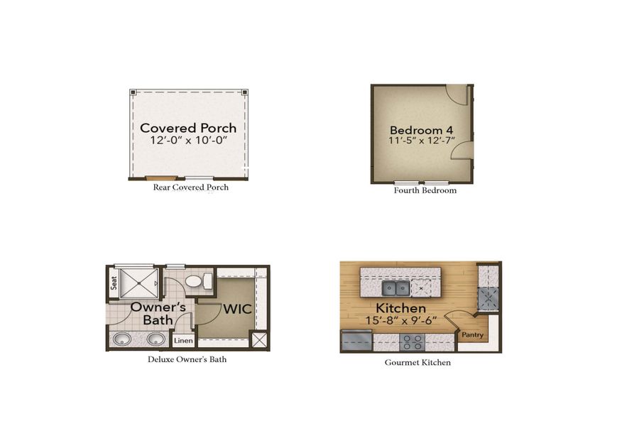 2D floor plan layout for the The Sycamore by Chesapeake Homes in Highgate, Clayton, NC (Image 7). 2D floor plan layout for the The Sycamore by Chesapeake Homes in Highgate, Clayton, NC (Image 7).