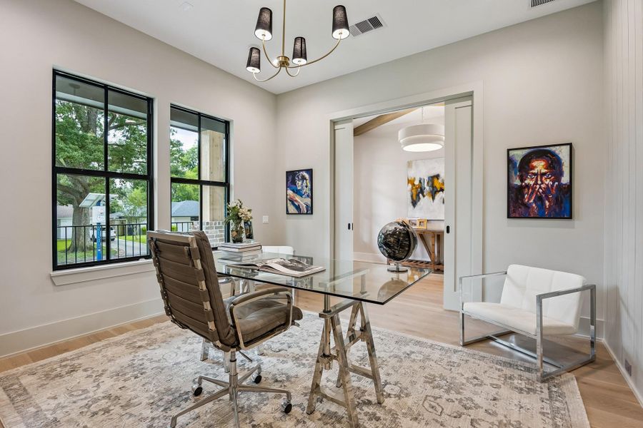 Furnished interior view inside a new home in , Houston (Image 36). Furnished interior view inside a new home in , Houston (Image 36).