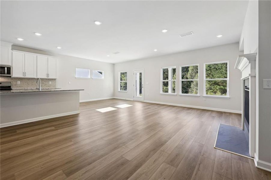 Spacious, unfurnished interior of a new home in Parkside at Grayson, Grayson (Image 17).