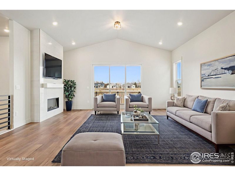 Furnished interior view inside a new home in , Fort Collins (Image 9).