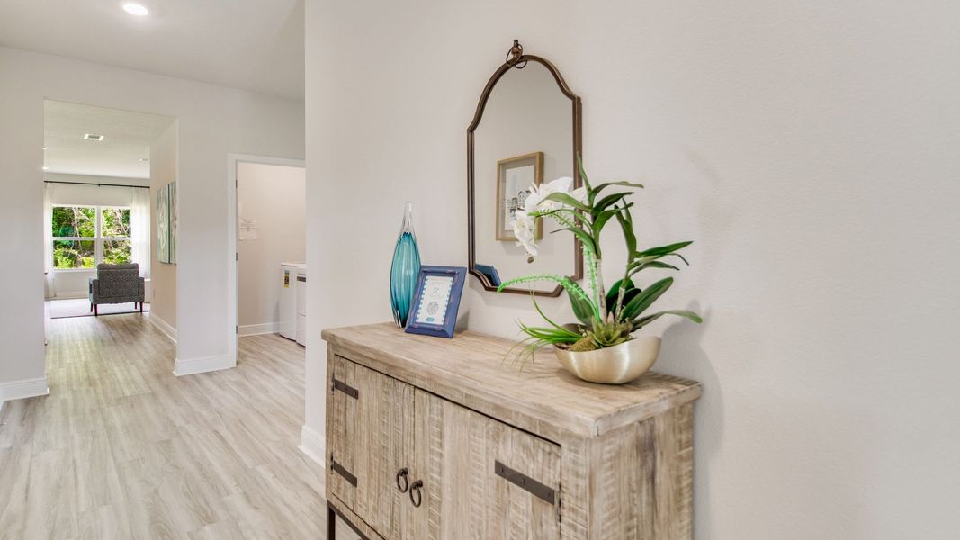Furnished interior view inside a new home in Ashton Park Phase III, Freeport (Image 22).