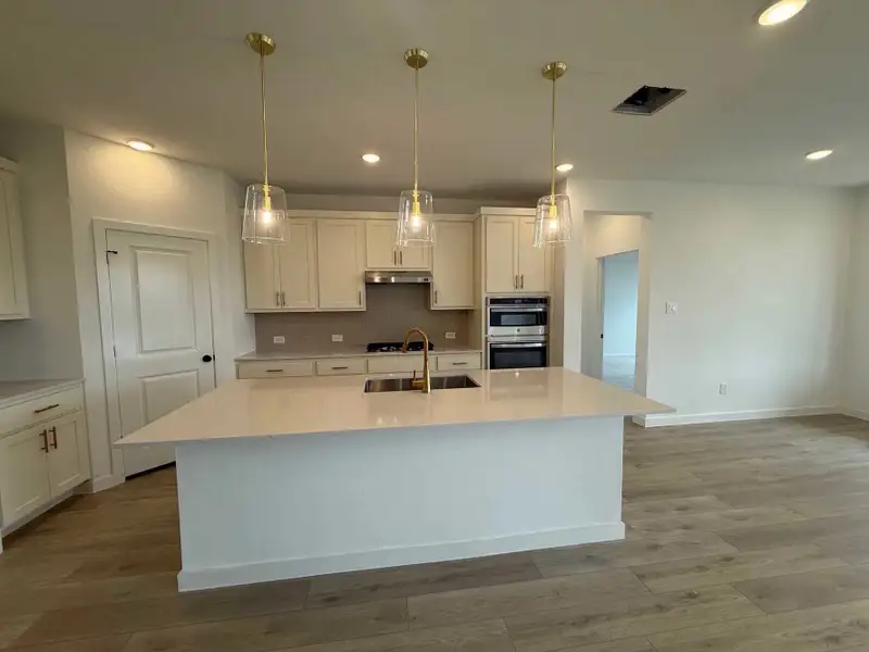 Kitchen Construction Progress featuring the Serene Collection