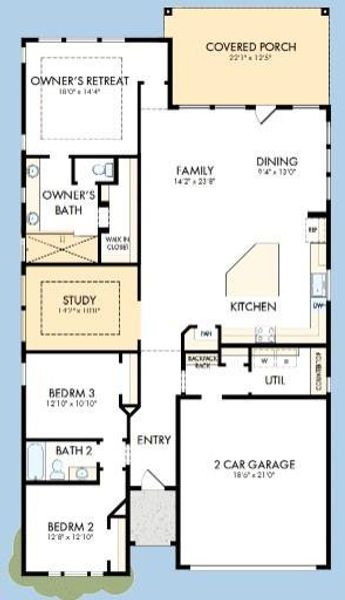 The success of a floor plan is the way you can move through it…You’ll be amazed at how well this home lives…We call it traffic patterns.