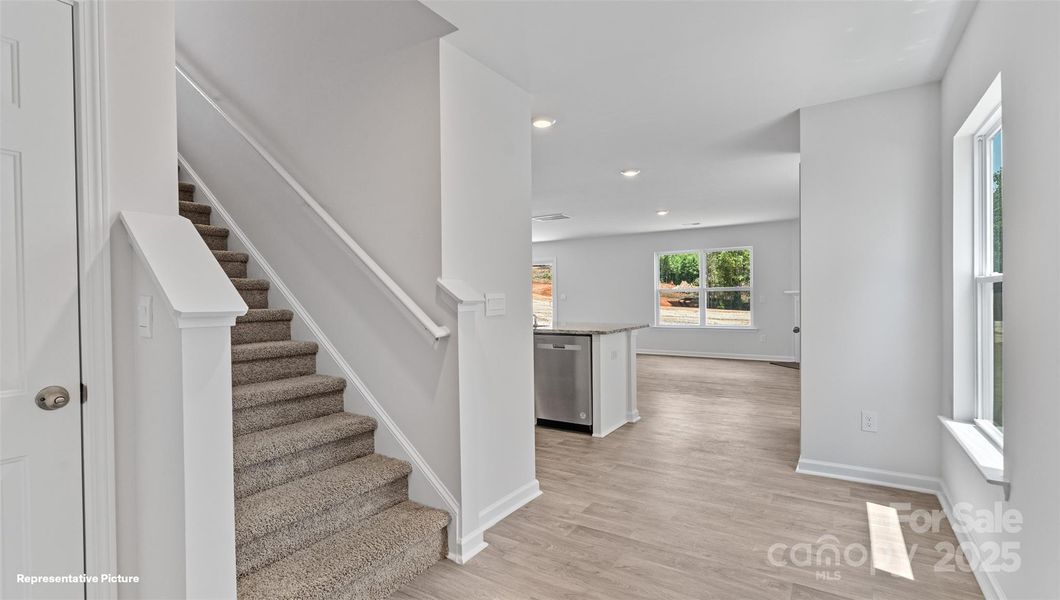 Spacious, unfurnished interior of a new home in The Hamptons at Hickory, Hickory (Image 18).