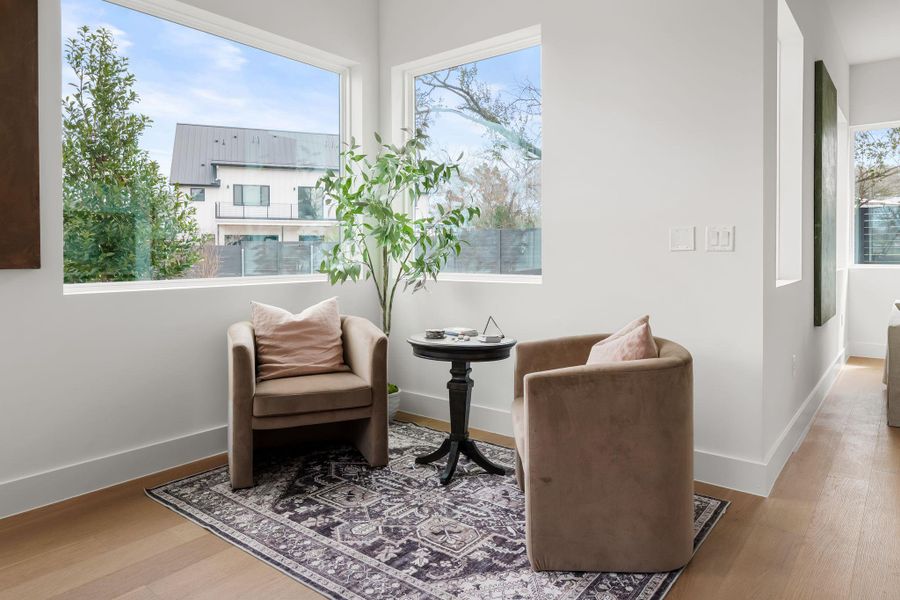 Furnished interior view inside a new home in , Austin (Image 27).