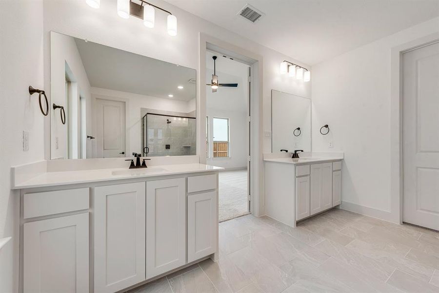 Furnished interior view inside a new home in Hillside Village, Celina (Image 6).