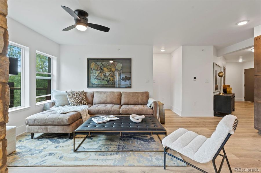 Furnished interior view inside a new home in , Silverthorne (Image 27).