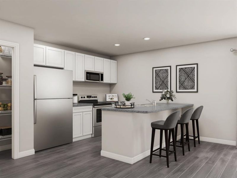 Furnished interior view inside a new home in Victory Estates, Mabank (Image 3).