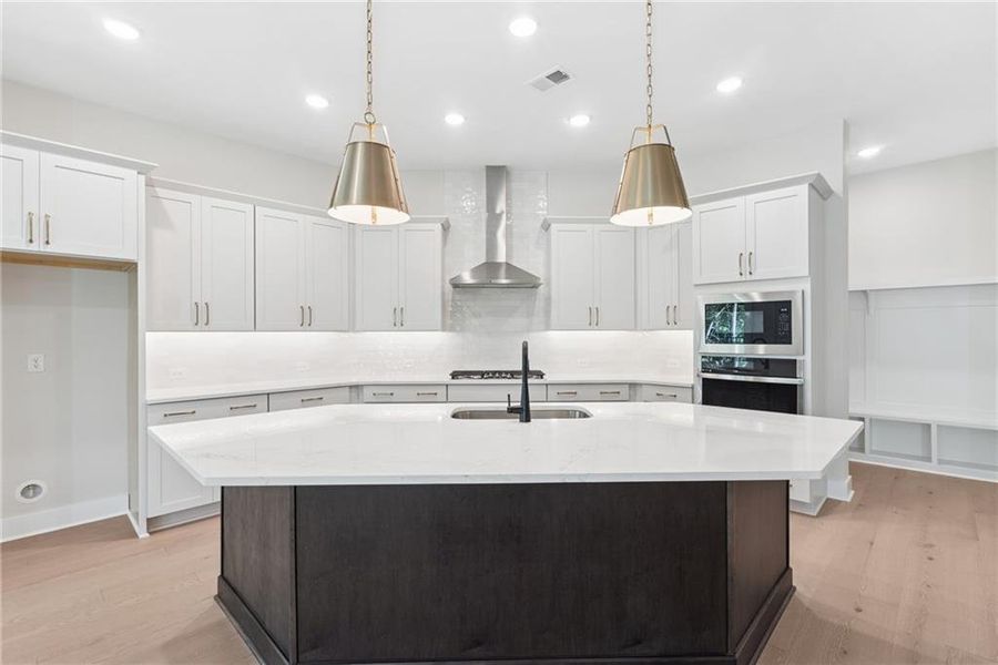 Furnished interior view inside a new home in Old Mill Preserve, Dallas (Image 5).