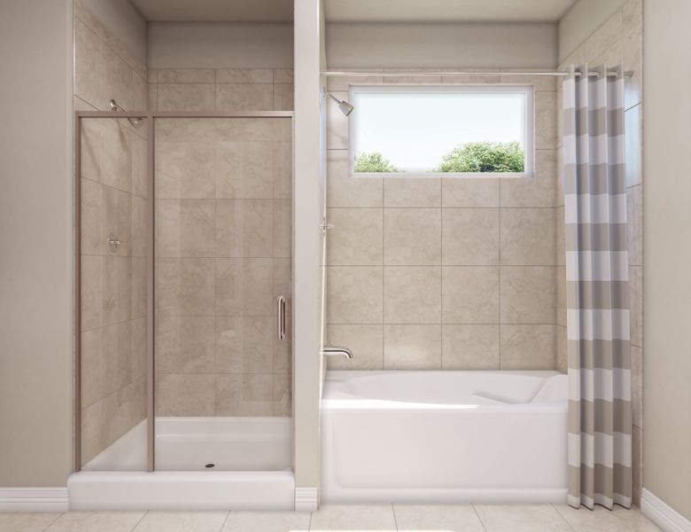 Representative furnished interior of a home built from the McKinney by Tri Pointe Homes in Mason Woods, Cypress (Image 17).