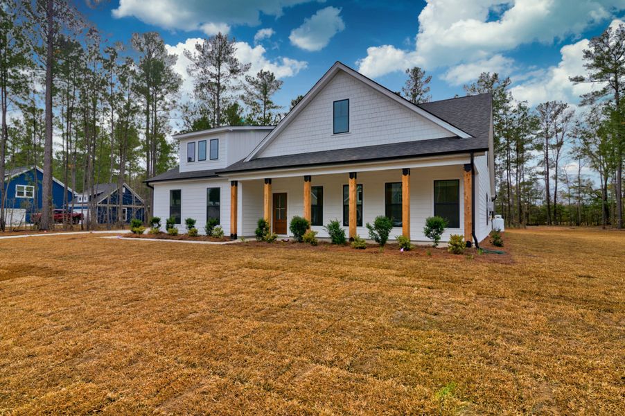 Representative exterior photo of a completed home built from the Sumter by Center Park Homes in Sweetbay Cove, Summerville, SC (Image 30). Representative exterior photo of a completed home built from the Sumter by Center Park Homes in Sweetbay Cove, Summerville, SC (Image 30).