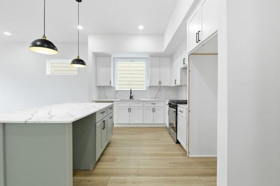 Furnished interior view inside a new home in , Houston (Image 9).