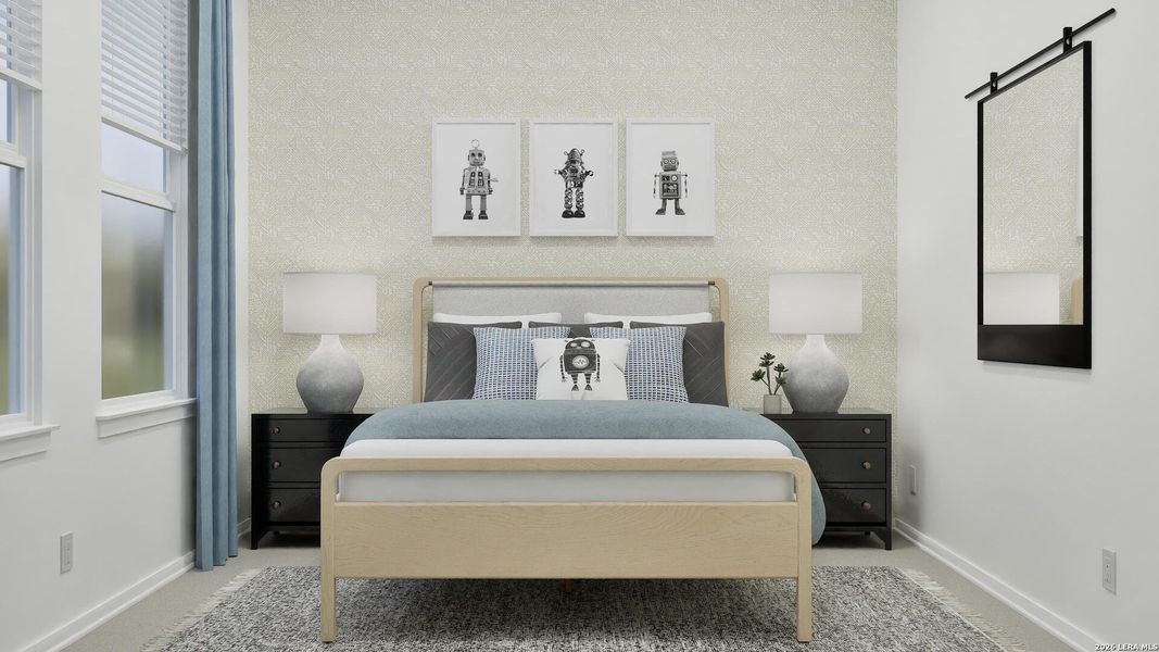 Furnished interior view inside a new home in David Estates, Portland (Image 17).