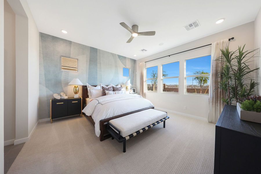 Representative furnished interior of a home built from the Burgundy by Mattamy Homes in White Tank Vistas, Waddell (Image 26).