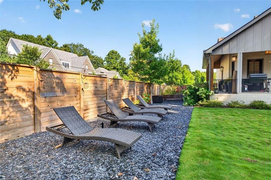 Exterior details and patio area of a home in , Alpharetta (Image 27).