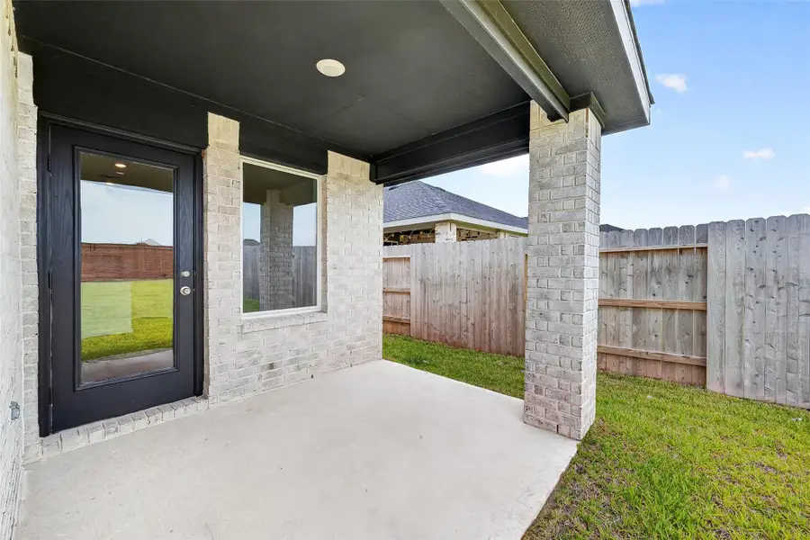 Exterior details and patio area of a home in , Katy (Image 3). Exterior details and patio area of a home in , Katy (Image 3).