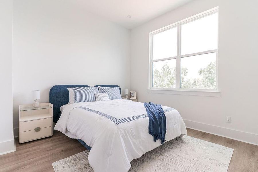 Furnished interior view inside a new home in , Houston (Image 30).