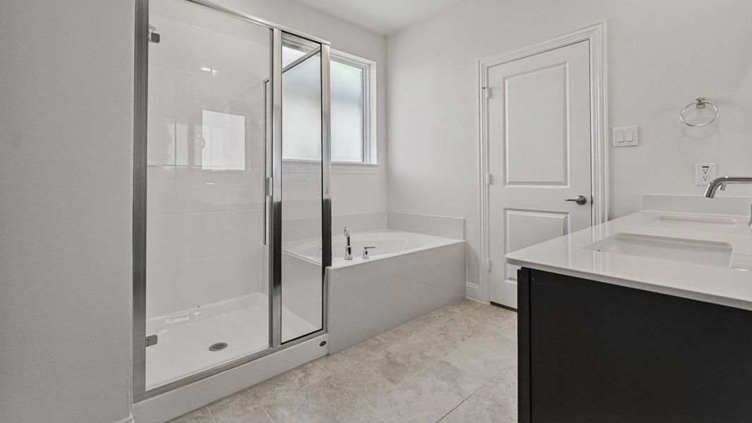 Furnished interior view inside a new home in Silverado, Aubrey (Image 6).
