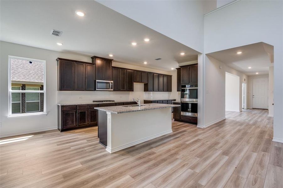 Furnished interior view inside a new home in The Preserve Estates, Justin (Image 5). Furnished interior view inside a new home in The Preserve Estates, Justin (Image 5).