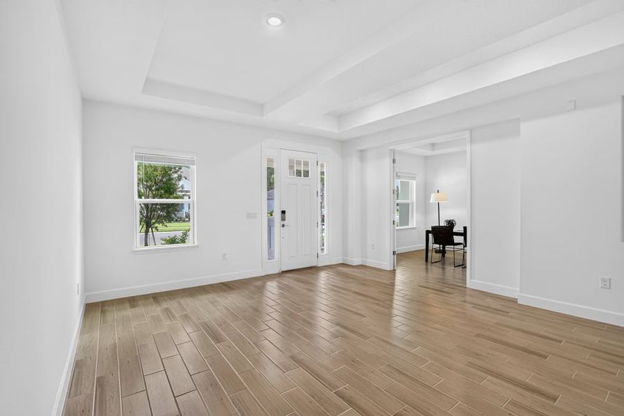 Representative unfurnished interior of a home built from the Abaco by Taylor Morrison in Ardisia Park, New Smyrna Beach (Image 23).