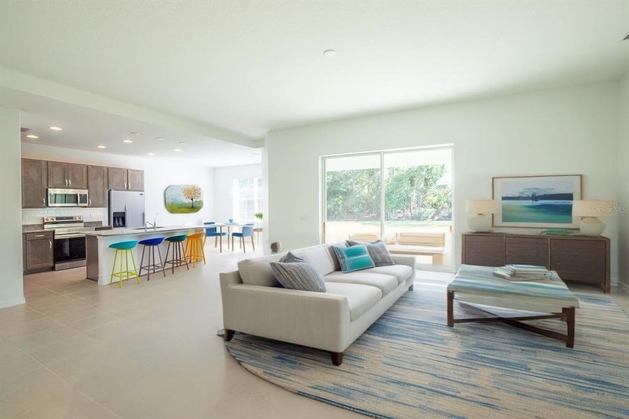 Furnished interior view inside a new home in , Palm Coast (Image 14).