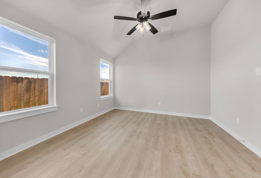 Representative unfurnished interior of a home built from the The Poppy by Avonley Homes in Rudder Pointe, Bryan (Image 21).