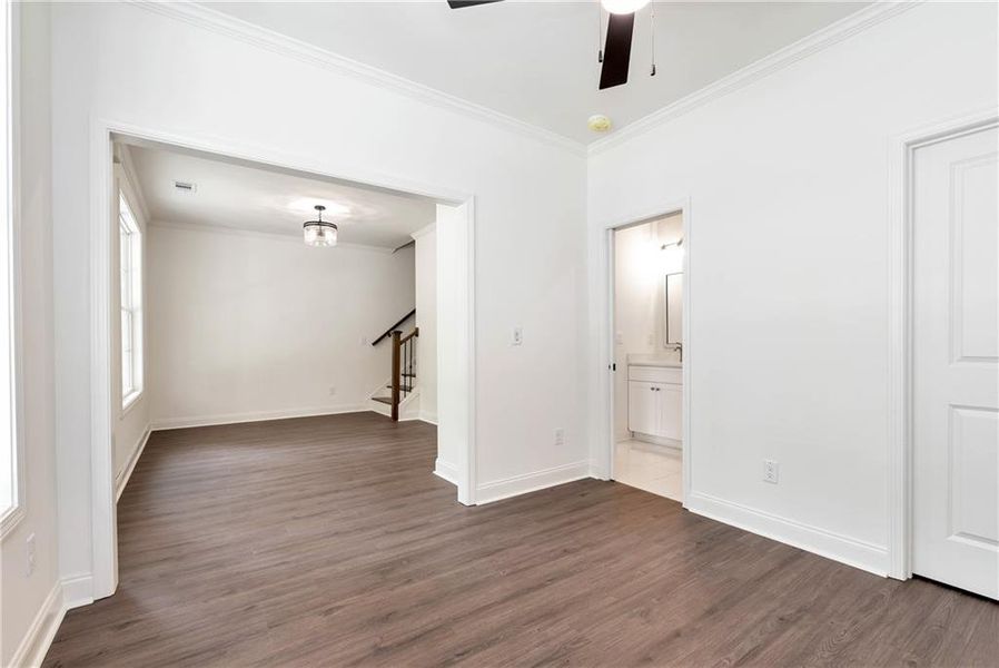 Spacious, unfurnished interior of a new home in , Commerce (Image 16).