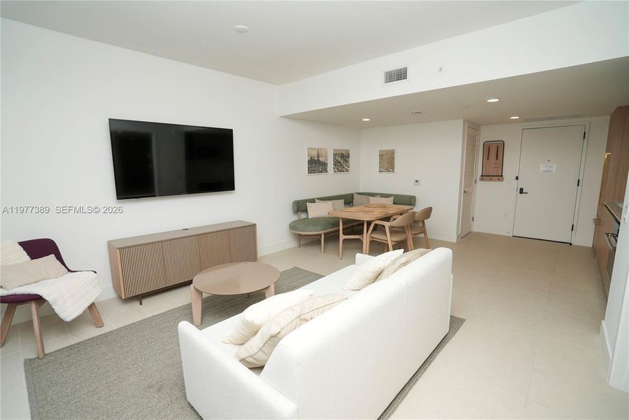 Furnished interior view inside a new home in , Miami (Image 5).