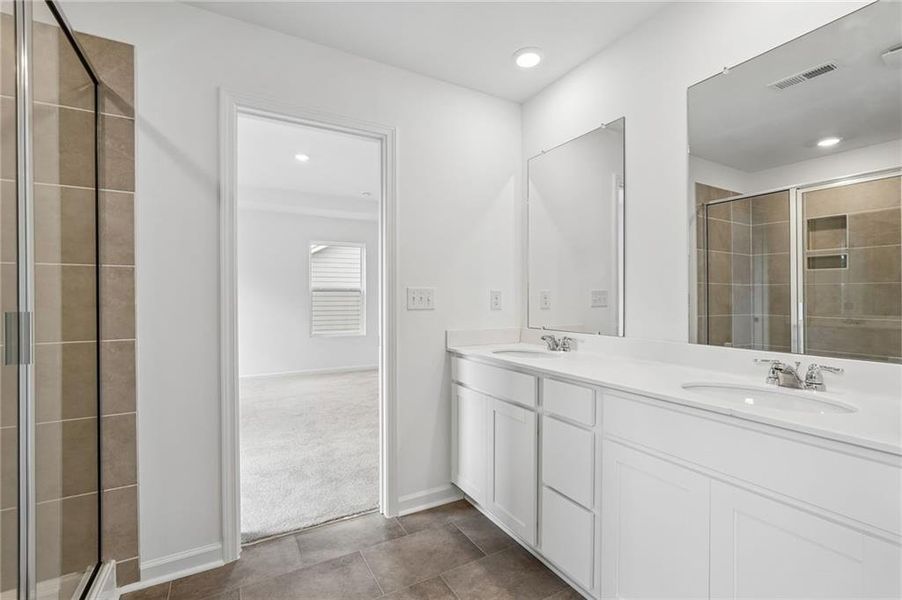 Furnished interior view inside a new home in Heritage River, Euharlee (Image 12).