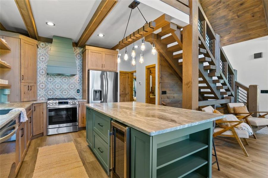 Furnished interior view inside a new home in , Talking Rock (Image 6).