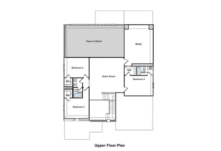 2D floor plan layout of this home in Walsh, Fort Worth, TX (Image 3). 2D floor plan layout of this home in Walsh, Fort Worth, TX (Image 3).