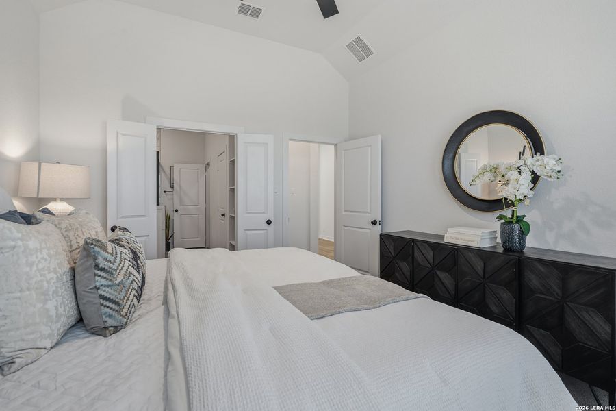 Furnished interior view inside a new home in The Crossvine, Schertz (Image 23).