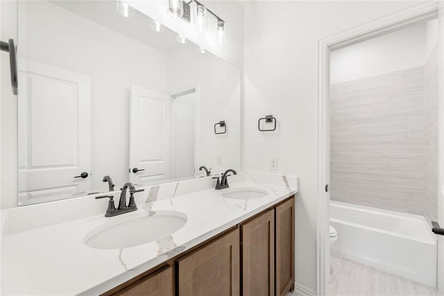 Furnished interior view inside a new home in West Crossing, Anna (Image 19). Furnished interior view inside a new home in West Crossing, Anna (Image 19).