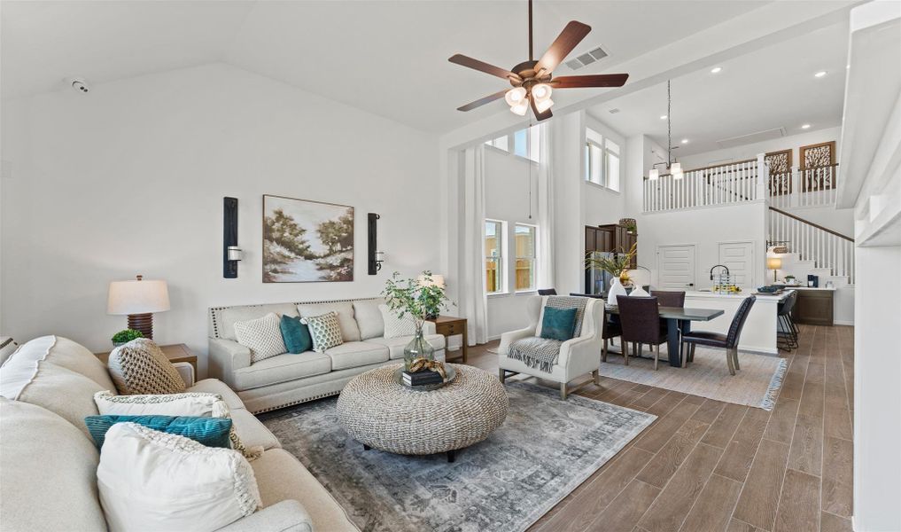 Open living space (*Photo not of actual home and used for illustration purposes only.)