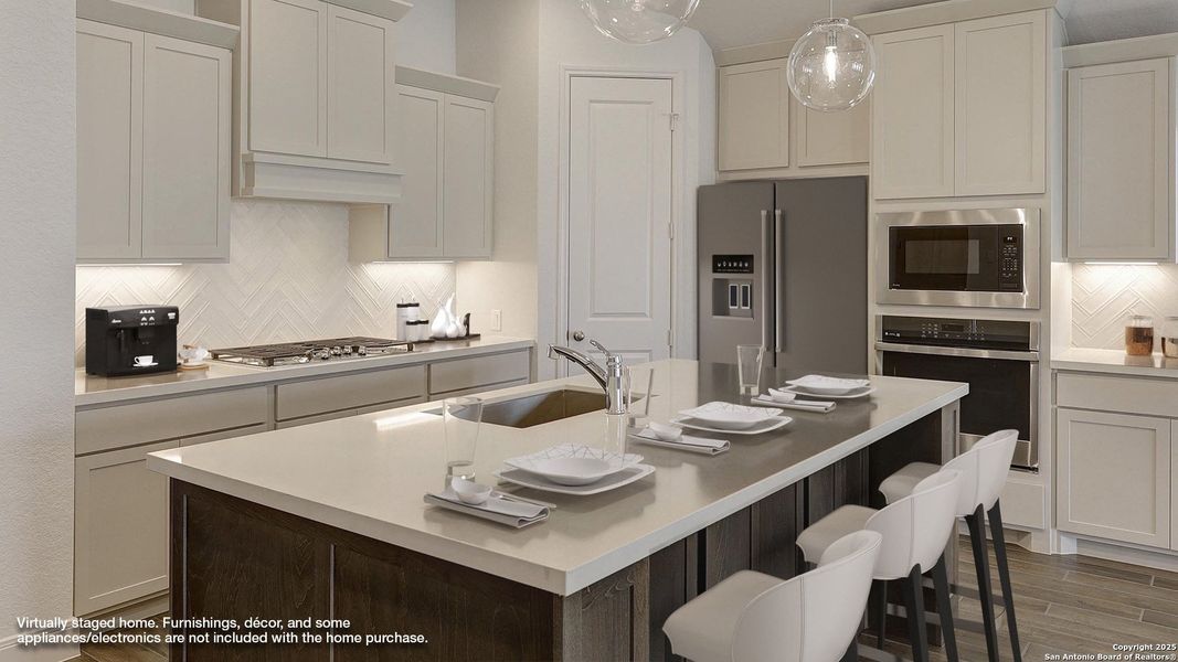 Furnished interior view inside a new home in Kallison Ranch 50', San Antonio (Image 12).