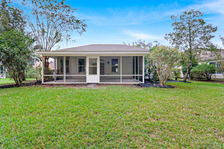 Exterior details and patio area of a home in , Bluffton (Image 2). Exterior details and patio area of a home in , Bluffton (Image 2).
